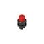 Knob selector, 2 positions red with marking thumbnail 2