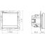 SCHUKO wall socket, self-closing compartment, plug-in, A.x/C.x titanium thumbnail 2