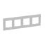 4-GANG PLATE BRUSHED ALUMINIUM thumbnail 4