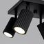 CEILING LAMP WITH FOUR SPOTLIGHTS ON A SQUARE ROSETTLE, CARBON SERIES thumbnail 3