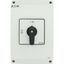 P3-100/I5 On-Off switch, P3, 100 A, surface mounting, 3 pole, with black thumb grip and front plate thumbnail 23