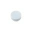M22-XDH-W Button plate, raised white, blank thumbnail 5