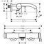 Vivenis bath mixer, chrome thumbnail 1