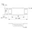 Reducer profile/end closure for cable tray 110x300 Steel Hot-dip galva thumbnail 2