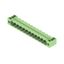 PCB plug-in connector, male header, Flange, THT solder connection, 5.08 mm, Number of poles: 12, 90°, Solder pin length (l): 3.2 mm, tinned, Pale green, Box thumbnail 2