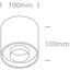 WHITE LED 22W WW IP20 230V DARK LIGHT thumbnail 2