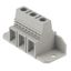 Printed circuit board terminals, 15.00 mm, Number of poles: 6, 90°, Solder pin length (l): 4.5 mm, tinned, Pebble grey, Clamping yoke connection, Clamping range, max. : 25 mm², Box thumbnail 2