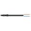 pre-assembled connecting cable Eca Plug/open-ended black thumbnail 2