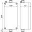 Aluminium enclosure AP-IP 65 for DIN rail mounted devices max. 5 mods. thumbnail 2