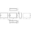 Wall-mounted enclosure 1 door IP65 H=400 W=600 D=210 mm thumbnail 2