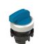 Long handle selector, 3 positions blue with marking thumbnail 1