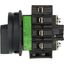 P3-100/EA/SVB-SW/N/HI11 Main switch, P3, 100 A, flush mounting, 3 pole + N, 1 N/O, 1 N/C, STOP function, With black rotary handle and locking ring, Lockable in the 0 (Off) po thumbnail 15