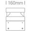 ANTHRACITE BOLLARD 20cm 20W WW IP65 230V thumbnail 2