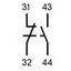 Auxiliary contact 1 NO + 1 NC, 3A for VM-types 0,5MW thumbnail 3