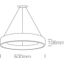 WHITE PENDANT LED 42W CCTV IP20 230V thumbnail 3