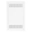 Flush-mounted media enclosure 3-rows - solid wall thumbnail 1