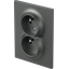 SOCKET FRENCH DOUBLE 2P+E 16A 250V~ AT F 4417113 thumbnail 2