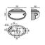 CHIP OVALE 30 GRILL WIT E27 thumbnail 6