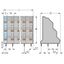 Triple-deck PCB terminal block 2.5 mm² Pin spacing 10 mm gray thumbnail 2