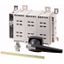 DDC-800/2/M4/P-G DC switch disconnector, 800 A, 2 pole, 1 N/O, 1 N/C, with grey knob, rear mounting thumbnail 1