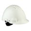 3M™ Hard Hat, Uvicator, Ratchet, Ventilated, Plastic Sweatband, White, thumbnail 5