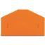 Separator plate 2.5 mm thick oversized orange thumbnail 2