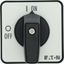 T0-2-1/E On-Off switch, T0, 20 A, flush mounting, 2 contact unit(s), 3 pole, with black thumb grip and front plate thumbnail 34