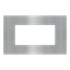 Frame - 1-gang / 4-modules - Niessen logo - Noble - Stainless Steel thumbnail 1