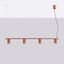 Chandelier KARBON 4 red ochre thumbnail 5