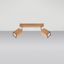 CEILING LAMP KEKE 2 OAK GU10 2X40W IP20 thumbnail 7