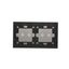 Computer socket RJ45 category 5e + telephone socket RJ11, (module), black matt thumbnail 2