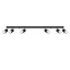 CEILING LAMP NERO 6 BLACK/CHROME GU10 6X40W IP20 thumbnail 1