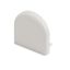 GLENOS Endcap for Profile 2609, DOME, white thumbnail 1