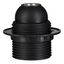 Lampholder E27 TP Threaded + Ring Black thumbnail 1