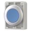 M30C-FDR-B Pushbutton, RMQ-Titan, Flat, maintained, Blue, Blank, Metal bezel thumbnail 2