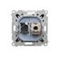 Cover for double socket with earthing - for Nature frames, cream white/electro white thumbnail 2