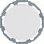 WCD RA, verh. touch, flap cover, 45Â° swivel, R.1/R.3/R.8, pol.white thumbnail 1