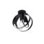 TULOS CEILING LAMP BLACK E27 1X60W IP20 thumbnail 1