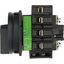 P3-100/EA/SVB-SW/N/HI11 Main switch, P3, 100 A, flush mounting, 3 pole + N, 1 N/O, 1 N/C, STOP function, With black rotary handle and locking ring, Lockable in the 0 (Off) po thumbnail 35