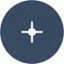 Fibre sanding disc R574, Best for Metal D= 180 mm; G= 120 thumbnail 2
