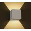 WHITE WALL 2x3W WW IP54 DARK LIGHT 100-240V thumbnail 2