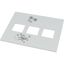 XMN242404CV Front cover, +mounting kit, for NZM2, vertical, 4p, HxW=600x425mm, grey thumbnail 3