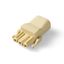 Coupler 3-p socket, str-rel, beige thumbnail 1