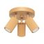 REFLECTORS ON A GOLDEN ROUND CARBON ROSETTES 3XGU10 thumbnail 1