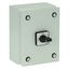 On-Off switch, P1, 40 A, 3 pole, surface mounting, with black thumb grip and front plate, in steel enclosure thumbnail 13