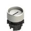 Spring-return white booted pushbutton with marking thumbnail 1