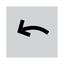 912LQ25 Insert label, transparent, arrow symbol thumbnail 2