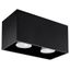 SPOT QUAD MAXI BLACK GU10 2X40W IP20 thumbnail 1