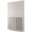 XTSZFFPV42-W1200 Front plate (section high), ventilated, W=1200mm, IP42, grey thumbnail 1