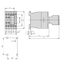 Auxiliary contact for contacter size 0-1, 2 NO 2 NC thumbnail 5